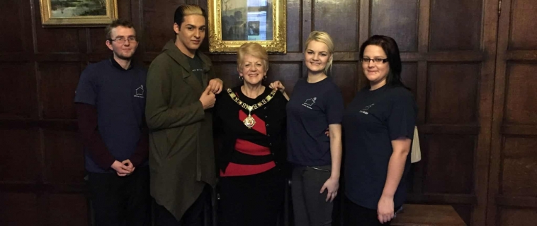 Meeting the Lord Mayor of Nottingham, Councillor Jackie Morris