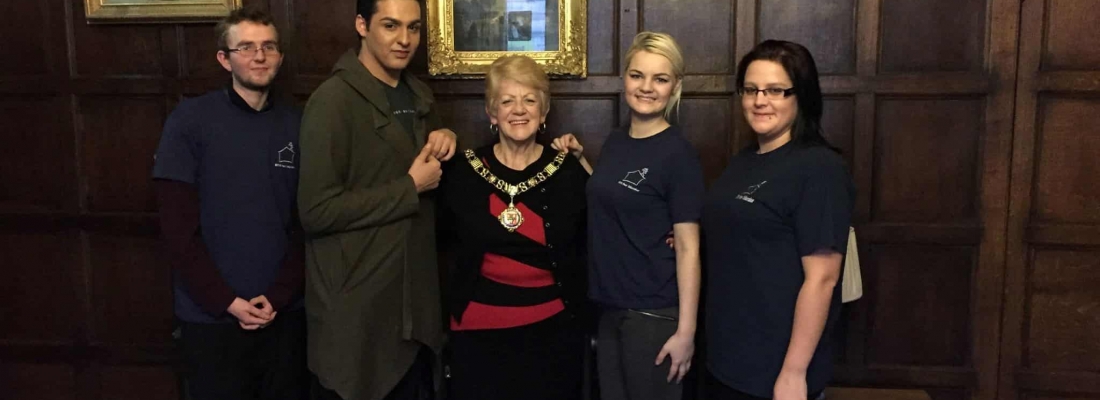 Meeting the Lord Mayor of Nottingham, Councillor Jackie Morris