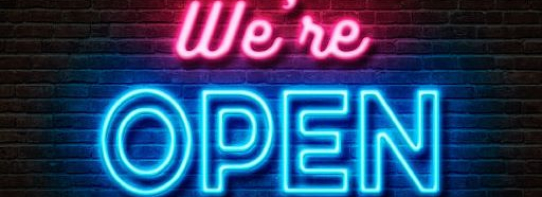 We’re Open
